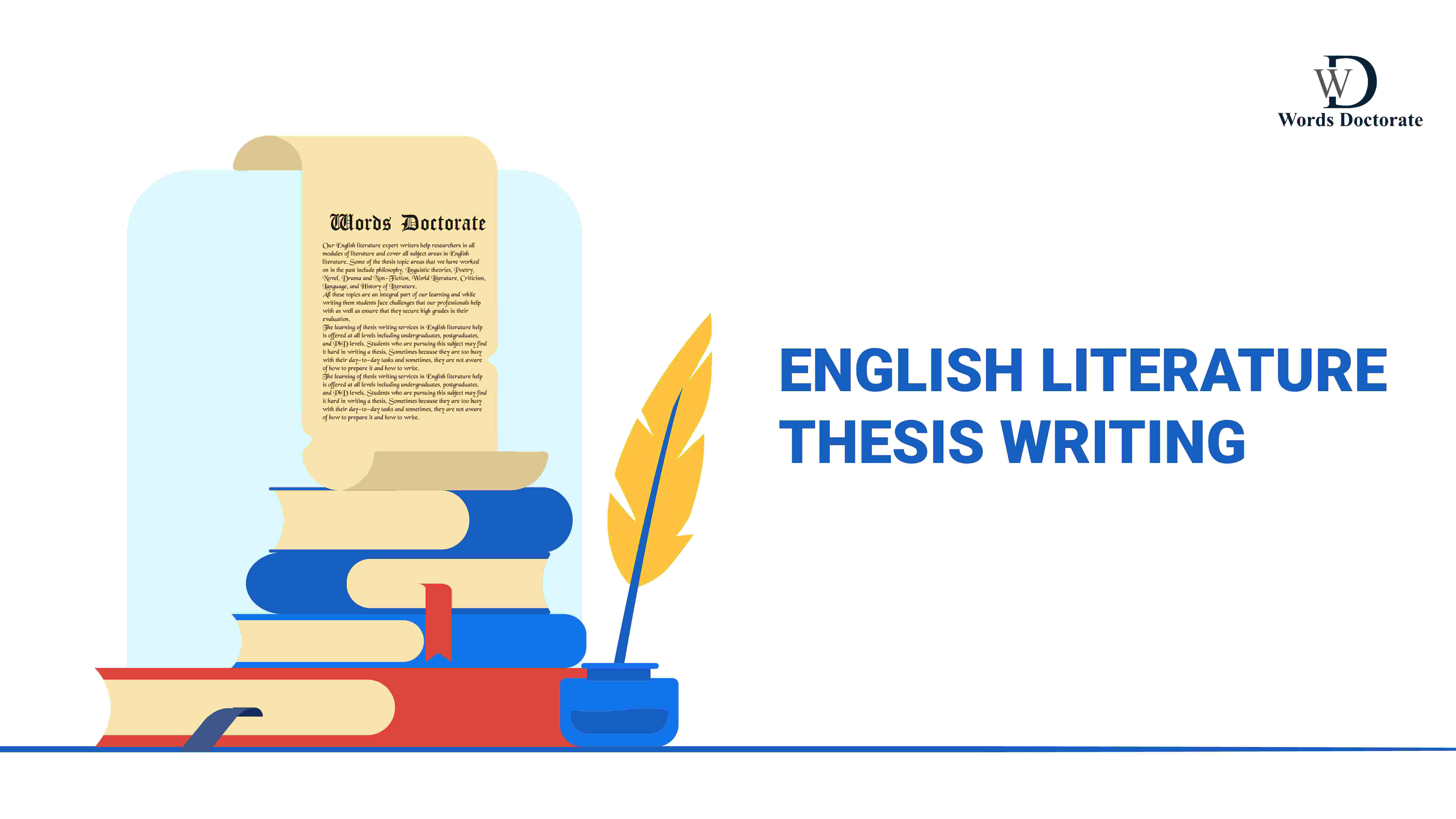 thesis of english literature